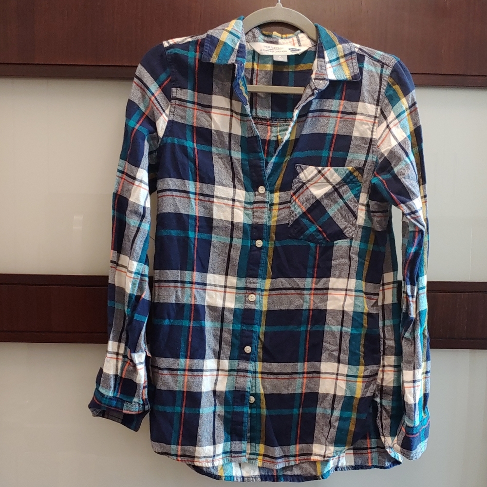 Old Navy Blue Flannel